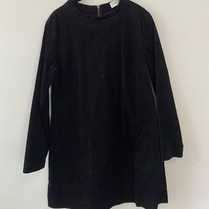 Thought Clothing black corduroy long sleeve dress